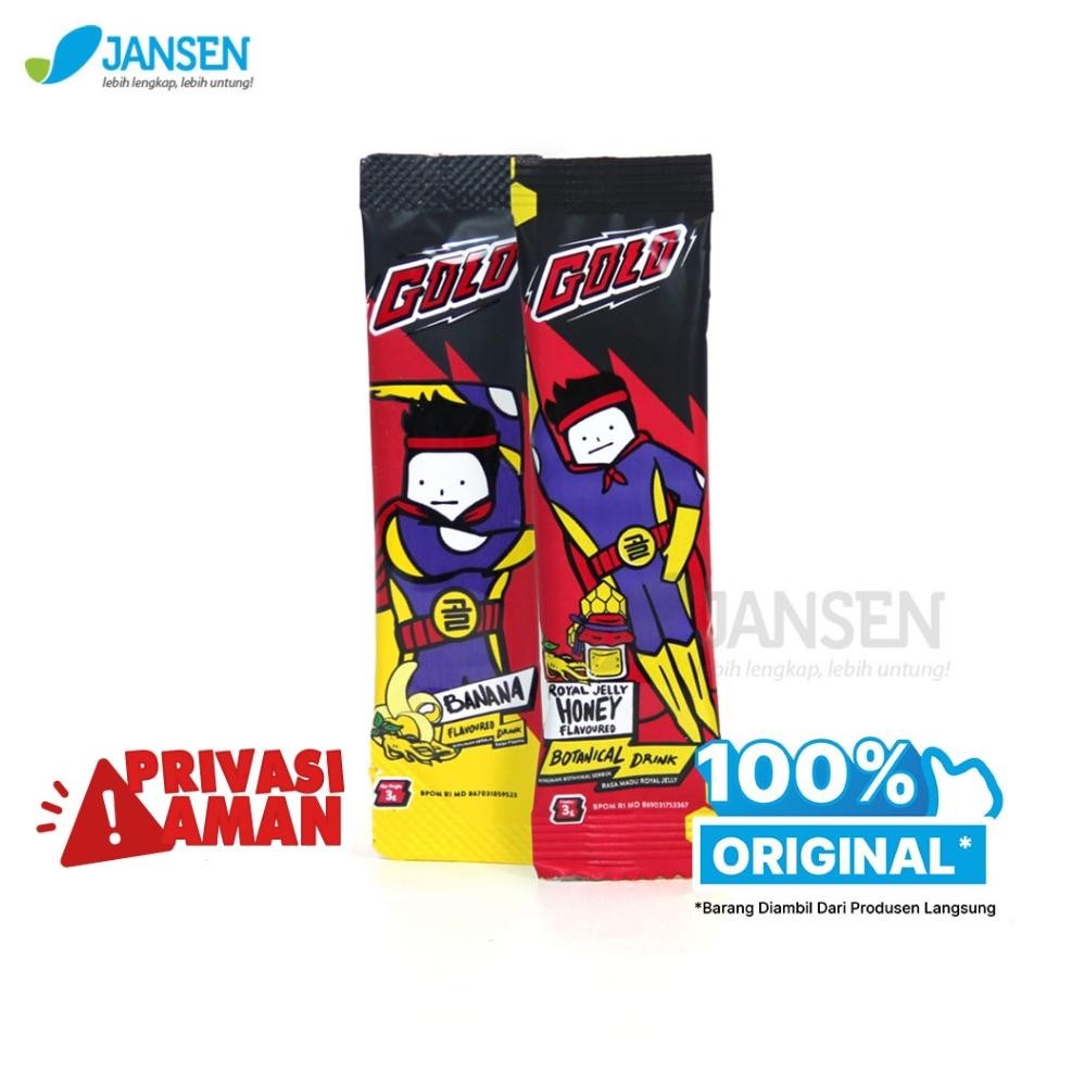 GOLO Ginseng - Privasi Aman - Botanical Untuk Meningkatkan Stamina Vitalitas Pria 1 sachet @3gr