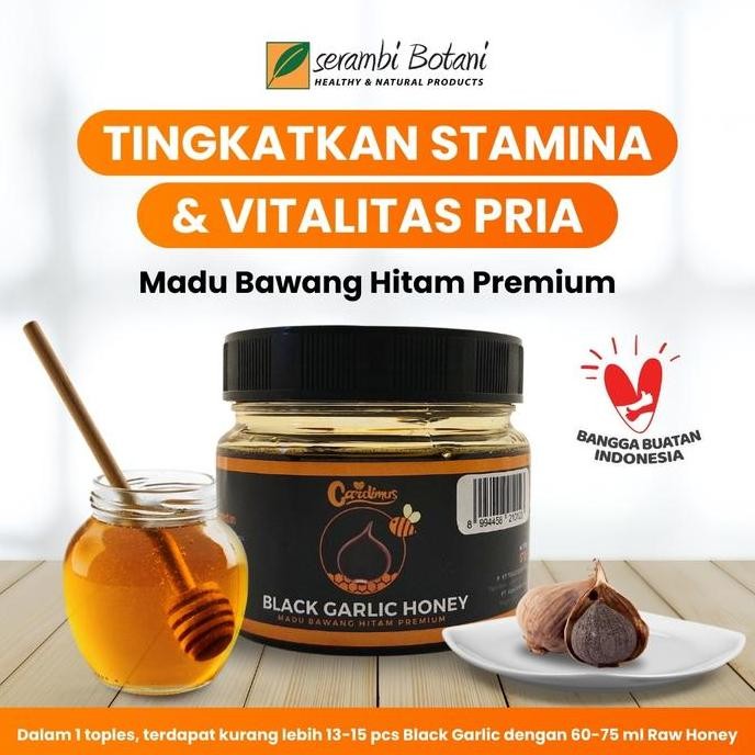 

Madu Bawang Tunggal Lanang / Black Garlic Honey - Meningaktkan Stamina Pria 170 gr OS