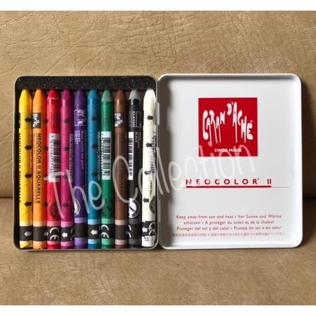 

ATK0338CR 10 warna Neo 2 Carandache Caran d'ache Karandas Crayon refil