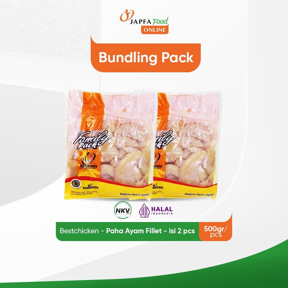 

Bestchicken Bundling Hemat Daging Fillet Paha Ayam 500 gr - Isi 2 pack
