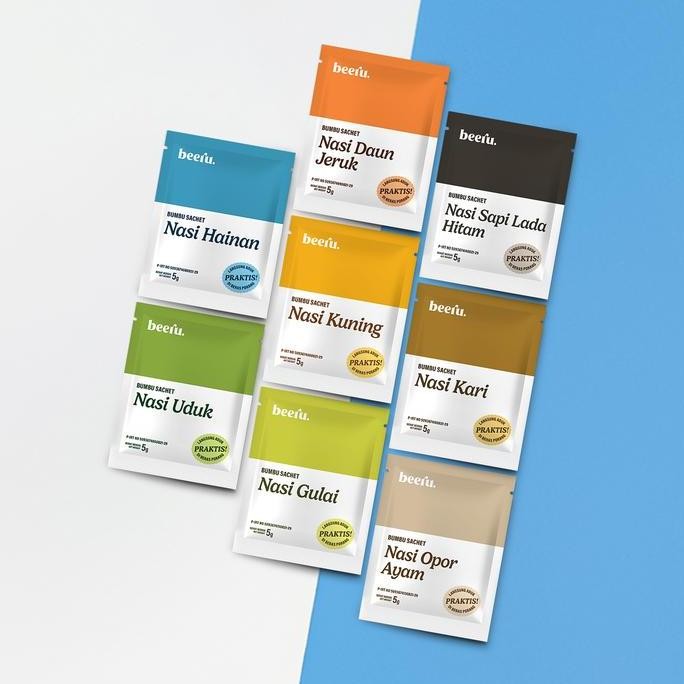 

Beeru Bumbu Sachet Nasi Sapi Lada Hitam, Opor Ayam, Gulai, Kari isi 20pcs KS