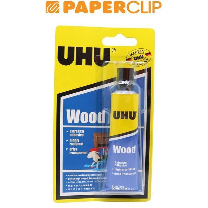 

Produk Baru!! Lem UHU 137585 Household Wood Lem Serbaguna Untuk Kayu Kertas Kain