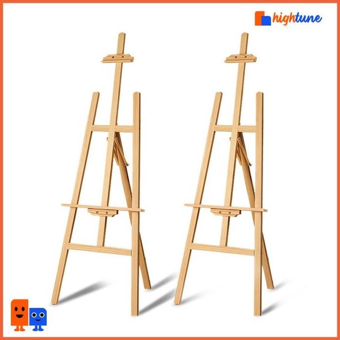 

HIGHTUNE EASEL KAYU SOLID DENGAN RAK PENYIMPANAN PERALATAN RAK DESK - LOGAM ORIGINAL DAN TERPERCAYA