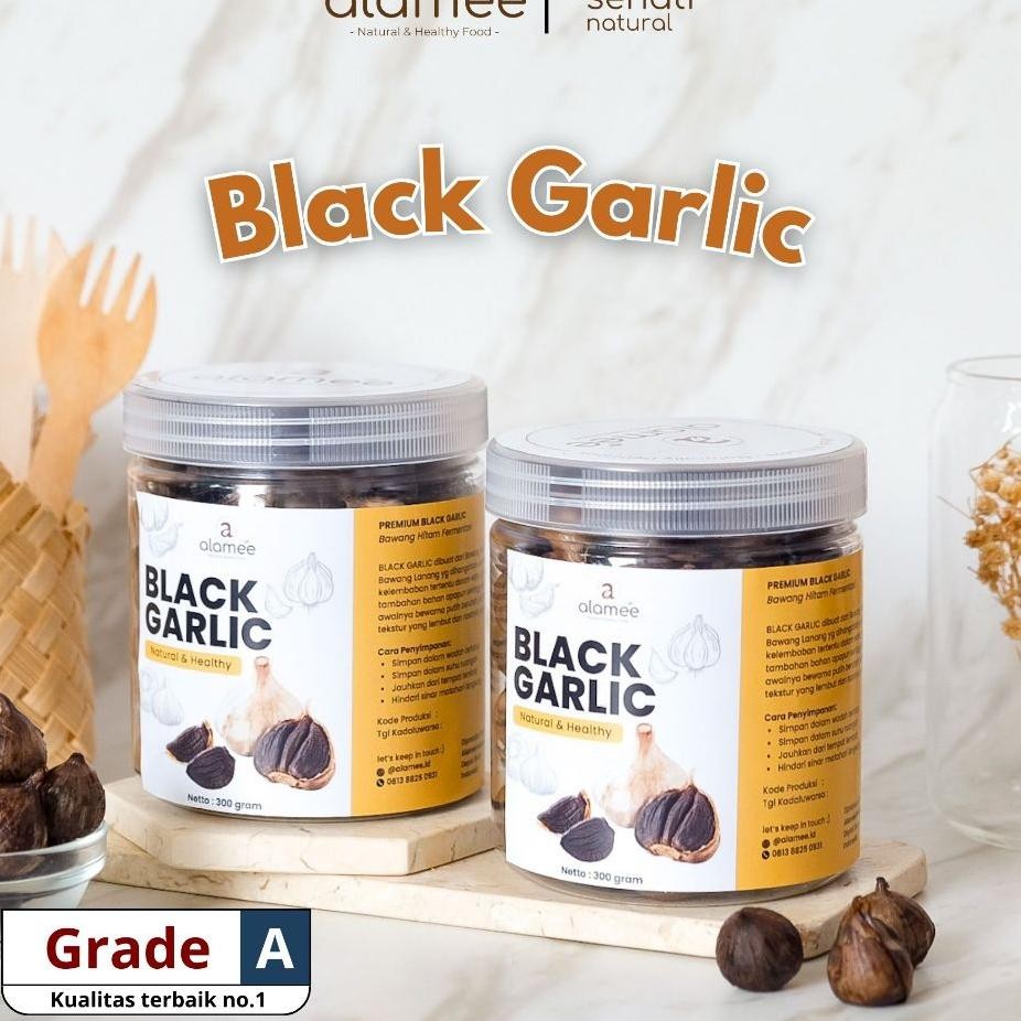 

Bawang Hitam Bla Garlic 300Gr Tunggal Lanang Natural Non Msg Aman Tanpa Pengawet