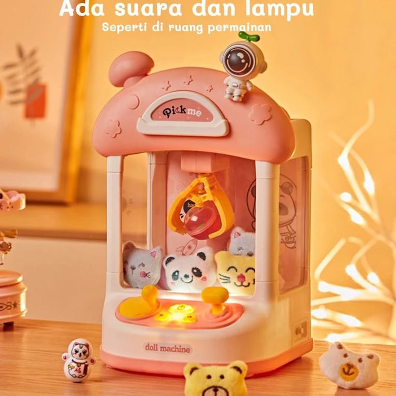 Mainan Anak Mesin Capit/ Claw Machine Toy/ Mesin Capit Mini Mainan /Claw Game / Mainan Mesin Capit