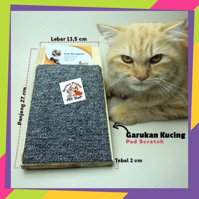 Cakaran Kucing Garukan kucing murah Kayu - Scratching Cat Kayu