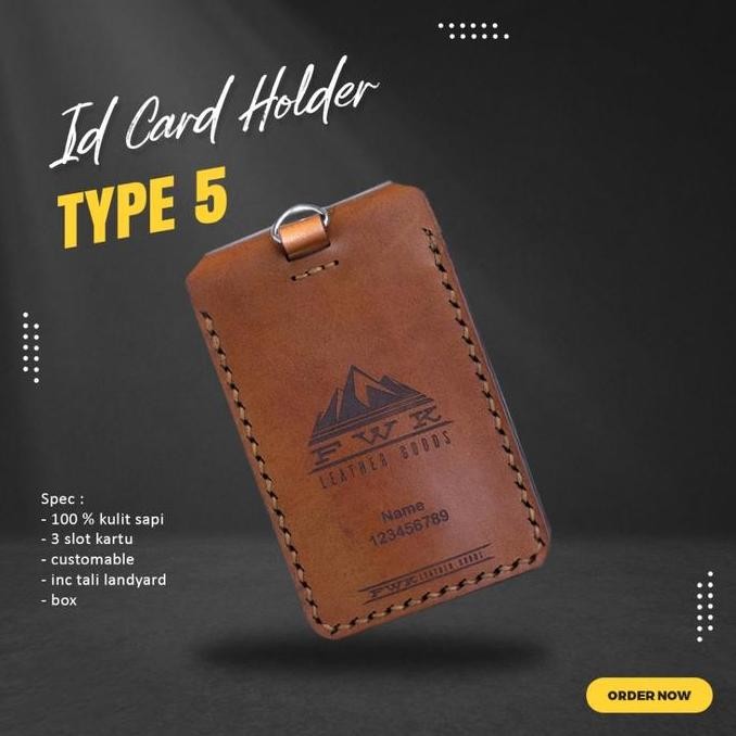 

Id Card Holder Type 5 (Magnet) Tali Lanyard