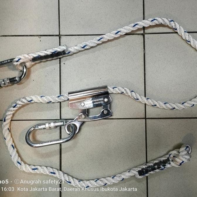 

Work Positioning Lanyard Haidar Lengkap Dengan Carabinar Harga Promo