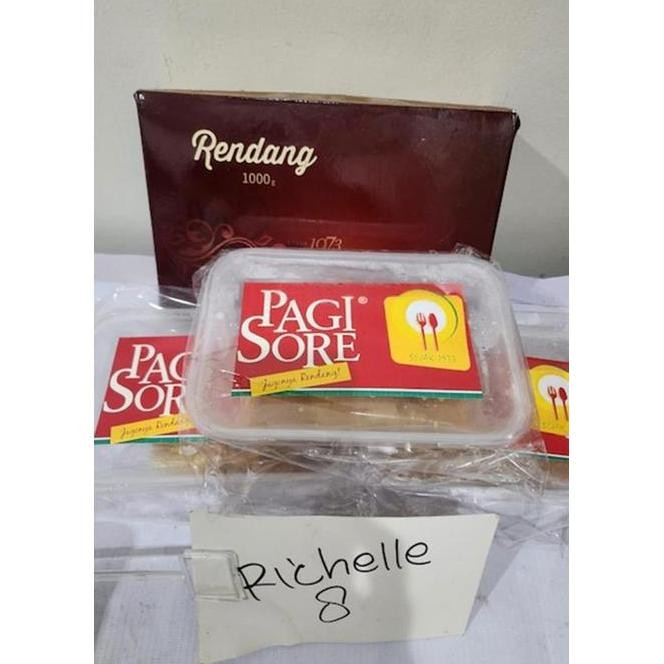 

Terlaris | Terbaru | Best Seller | Termurah Rendang "Pagi-Sore" Asli Masakan Padang Original | High Quality | Berkualitas