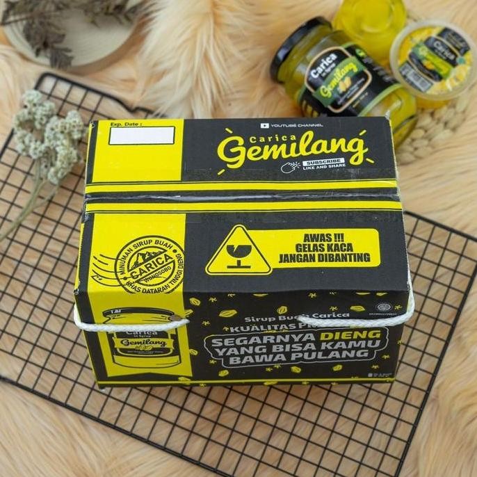 

Terlaris | Terbaru | Best Seller | Termurah Carica Gemilang Kemasan Botol Kaca 350G Isi 6 Original | High Quality | Berkualitas