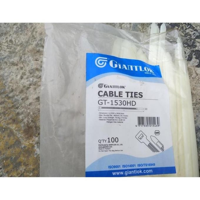 

New Kabel Tis Jumbo 9 mm x 1530 mm Besar Ties Dahan Pohon 1.5 M Depok