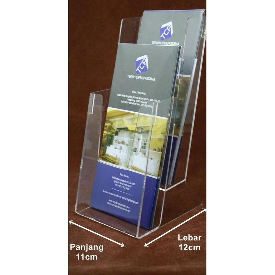 

New Tempat Brosur 2 Tingkat