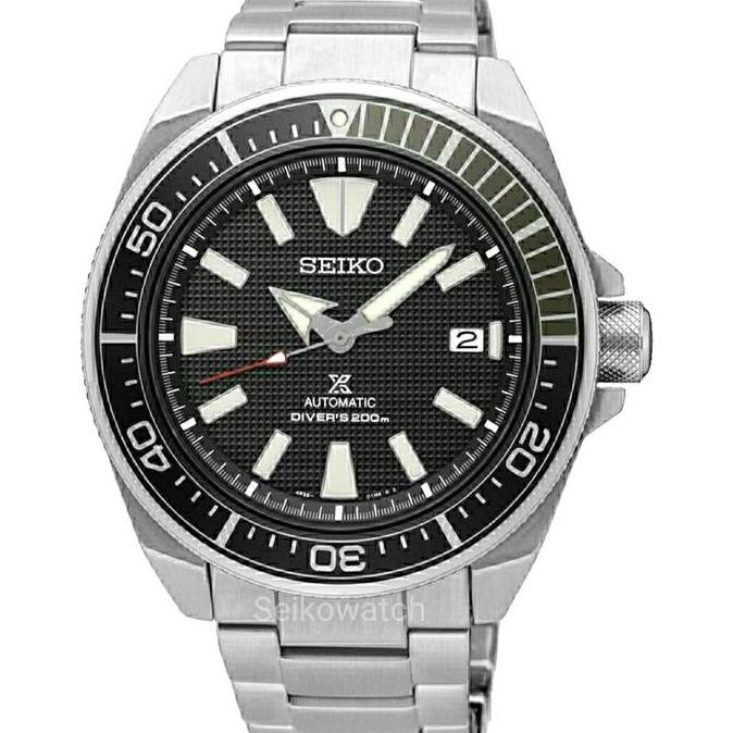 Baru Seiko Prospex SRPF03K1 Automatic Diver Samurai Black Srpf03 Srpb51k1