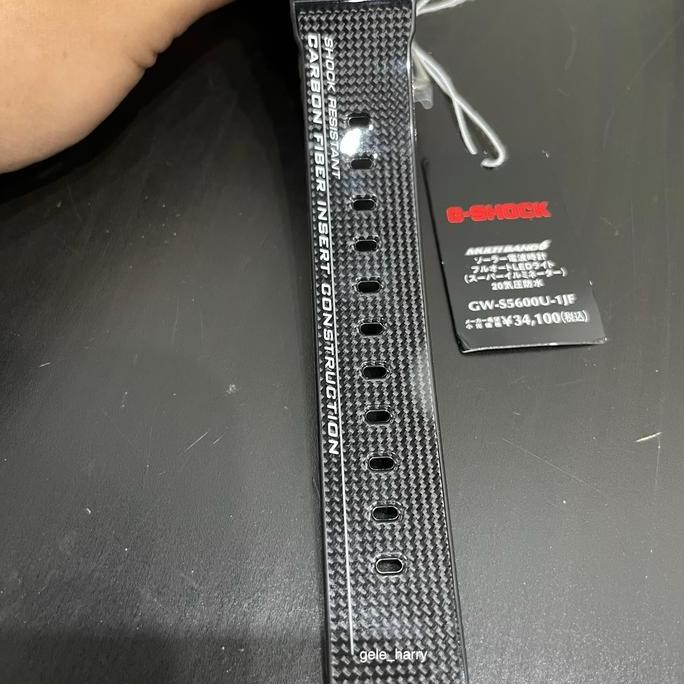 Baru Casio Gshock Fibercarbon GW S5600U-1JF Jdm Multiband Tough Solar
