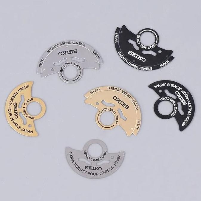 Baru MOD SEIKO NH35 NH36 ROTOR METAL SHEET LOGO HAMMER PATCH LOGO BANDULAN