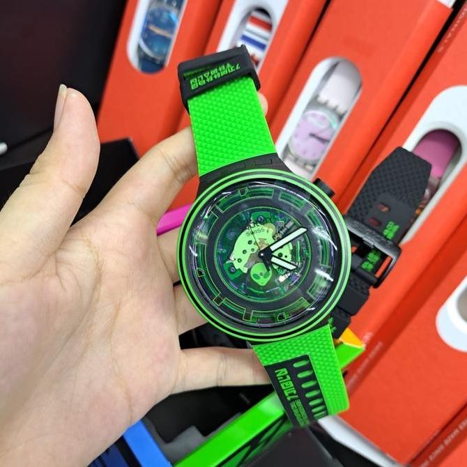 Baru Jam Tangan Unisex SWATCH SB01B125 Big Bold Original