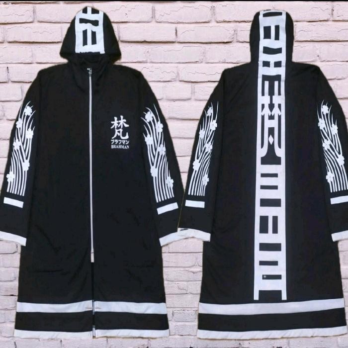 Jubah Anime Brahman Kawaragi Senju Jaket Pria Cosplay