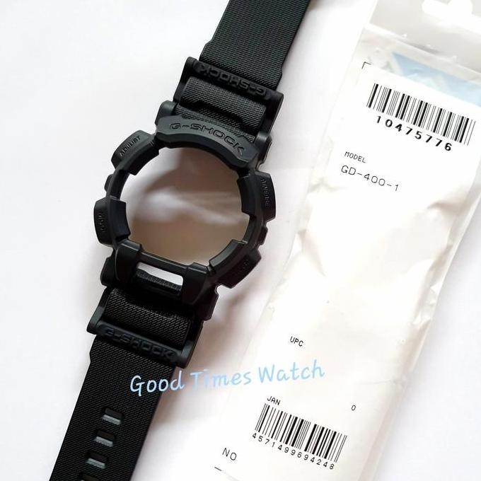Baru PAKET STRAP BEZEL G-SHOCK GD-400-1 GD 400 GD 400MB Casio Original