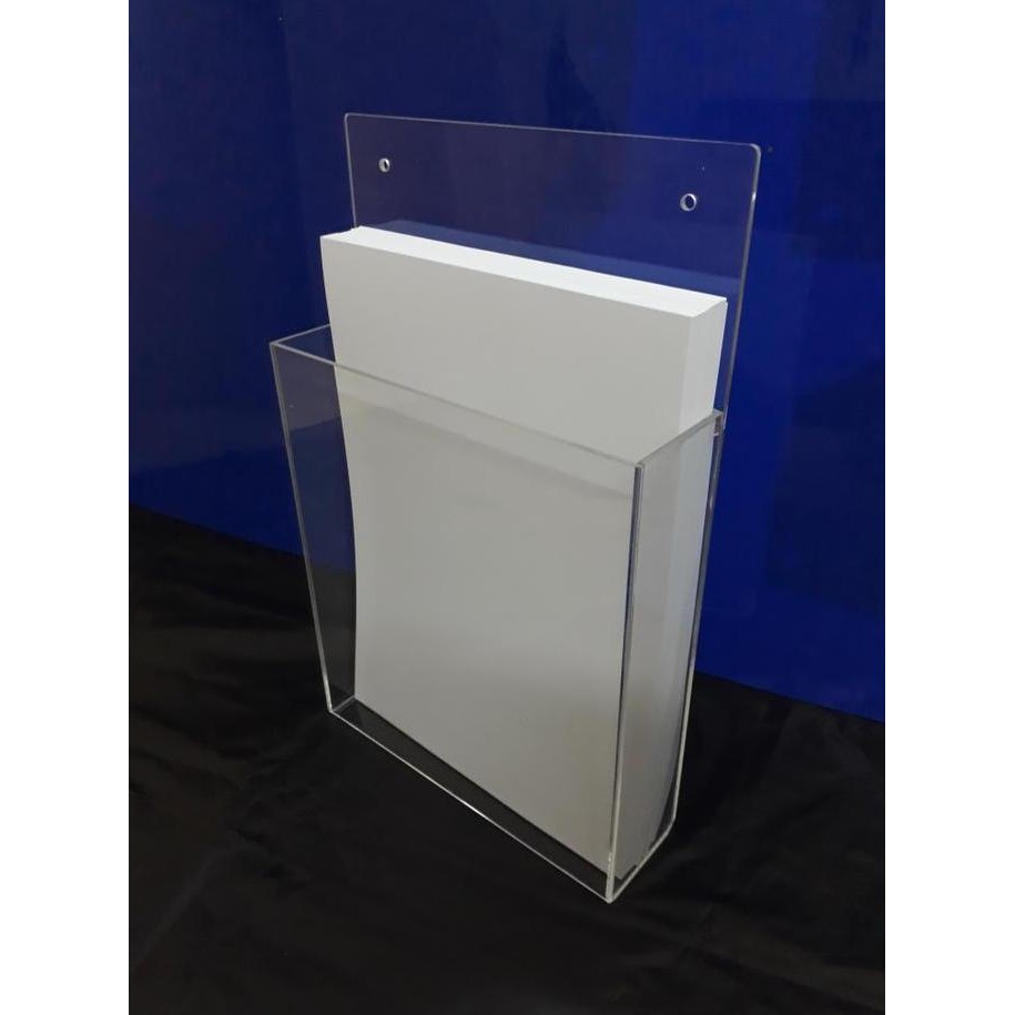 

New A5 Acrylic Box Brosur ,Tempat Brosur Akrilik, A5 Acrylic Tentcard