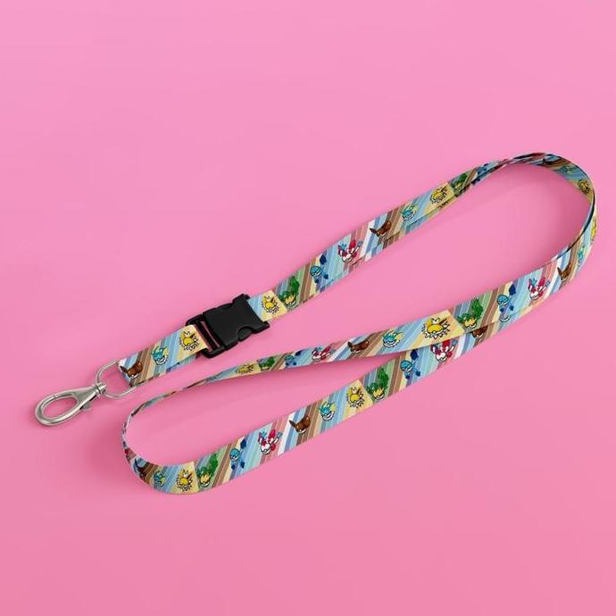 

New Lanyard Eevee Pokemon Pixel | Eeveelution Festival Terastal