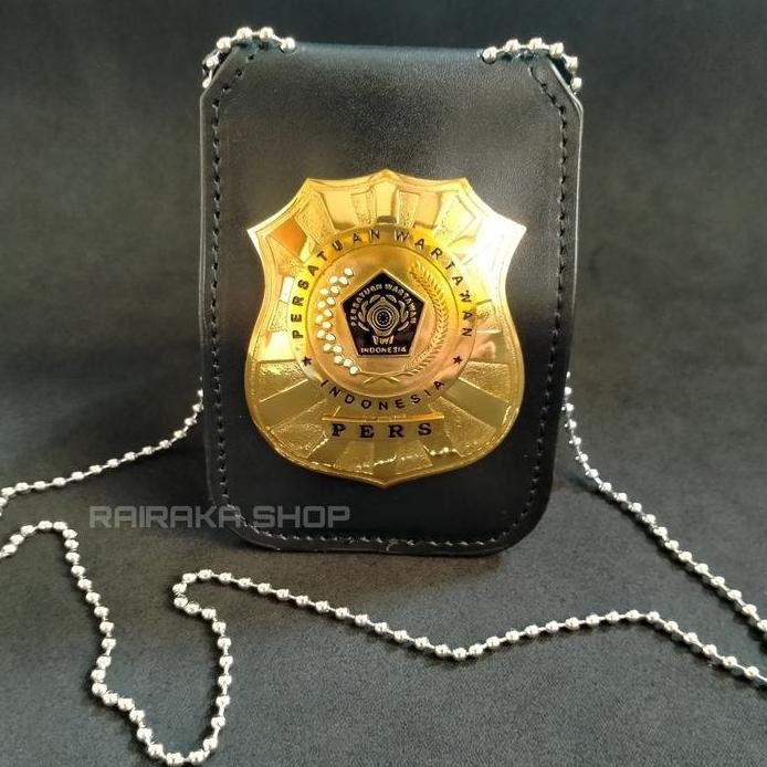 

New id card name tag PERSATUAN WARTAWAN INDONSIA PWI Hitam