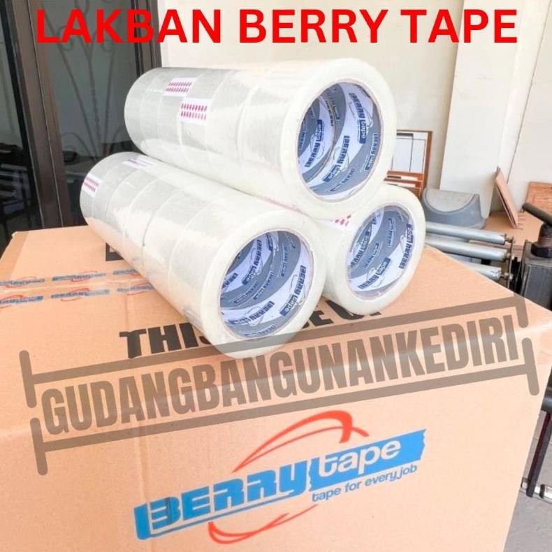 

Rd1- Isolasi Lakban Bening Coklat Berry Tape Solasi Packing