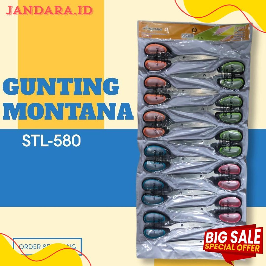 

Gunting Montana Stl 580/ Gunting Besar Rentengan Diskon