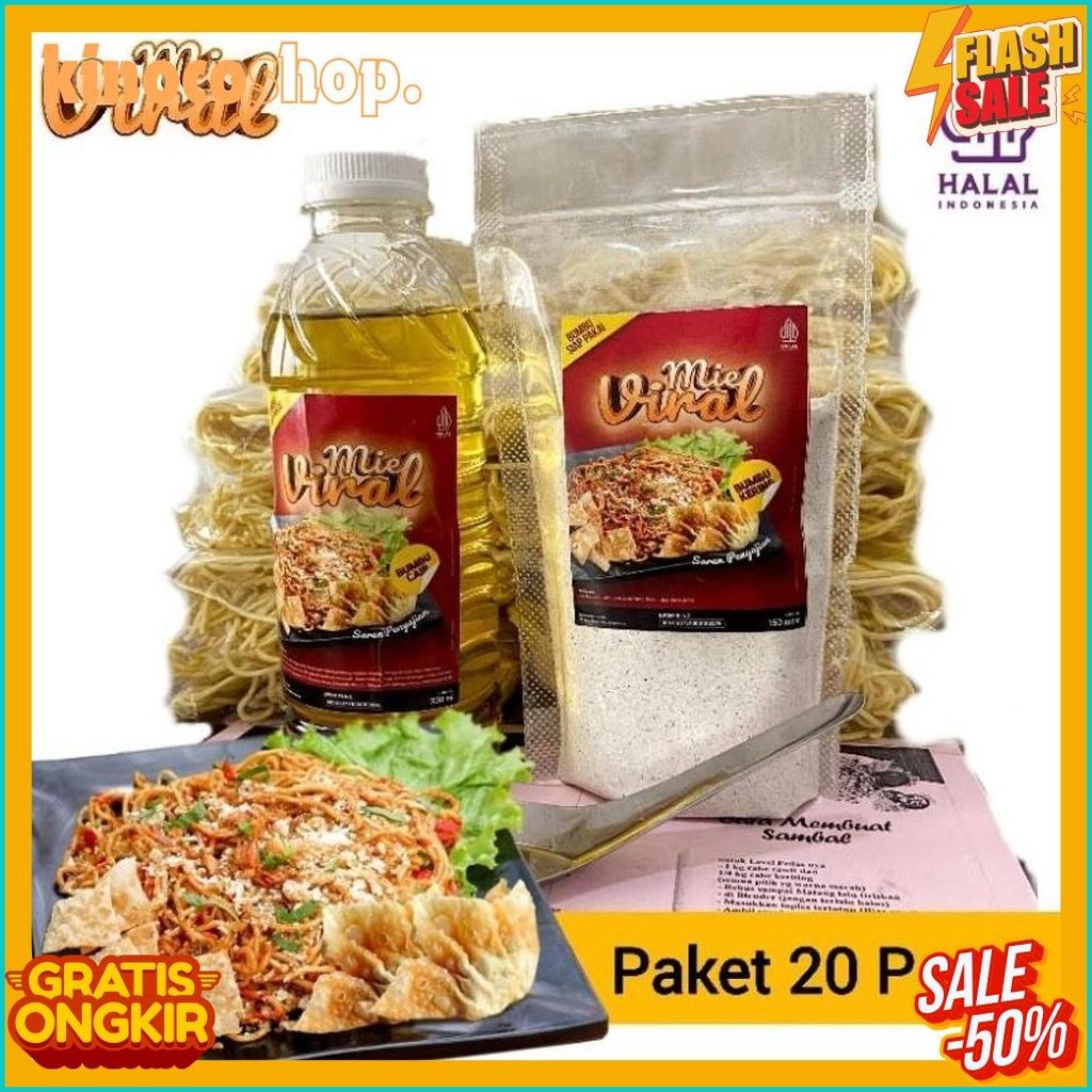 

Paket Ekonomis Peluang Bisnis Makanan Kekinian Mie Level Pedas Ide Bisnis Dirumah Online Bahan Baku Mie Newmind 20 Porsi Diskon Setengah Harga