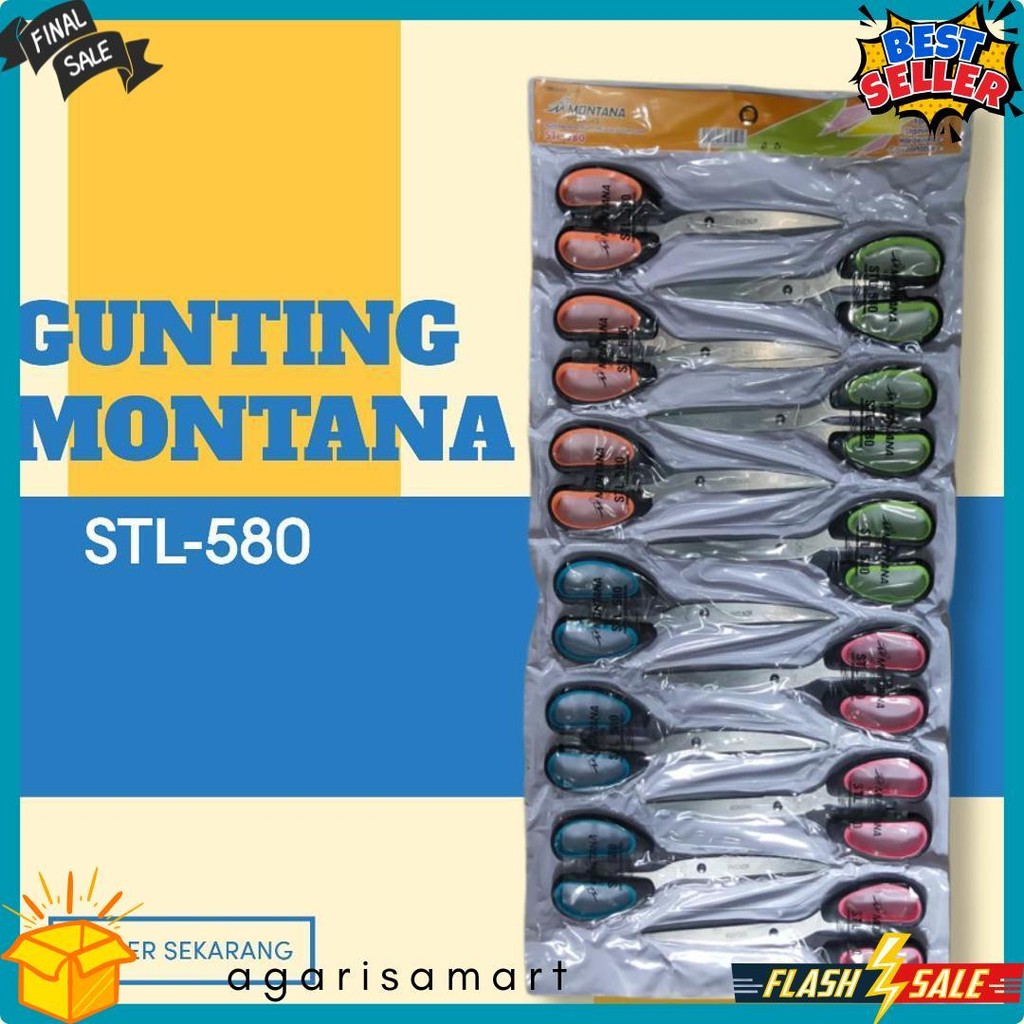 

Gunting Montana Stl 580/ Gunting Besar Rentengan Diskon Setengah Harga