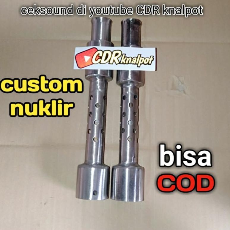 New - BOBAN NUKLIR CUSTOM SARINGAN KNALPOT RX KING ~