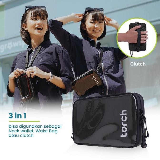 Torch 3 In 1 Dompet Gantung Multifungsi - Hanging Wallet Gaesa