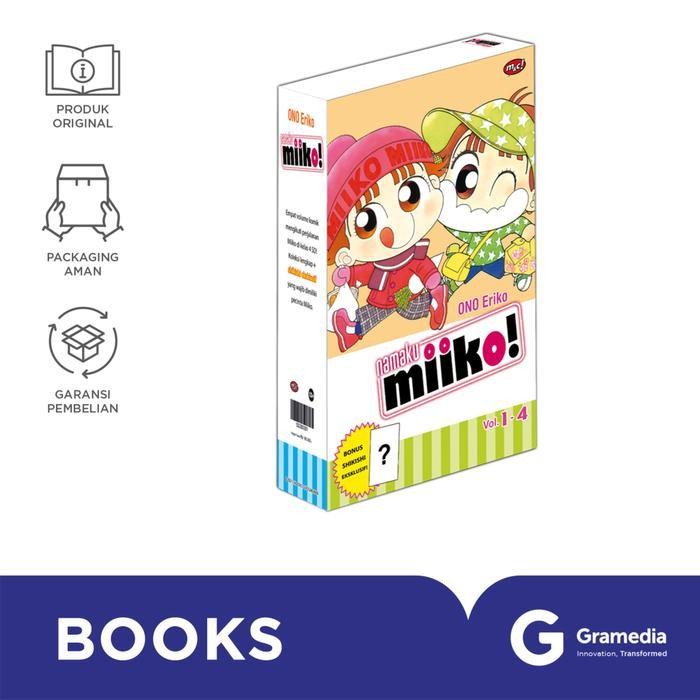 HOT SALE Komik Namaku Miiko Box set 4 in 1
