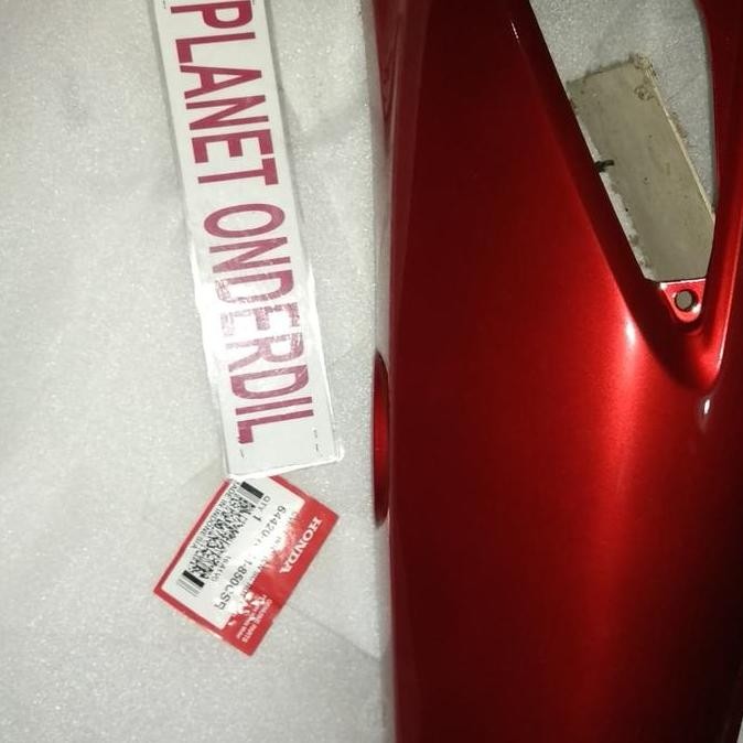 Cover Body Belakang Kiri Supra X 125 Fi Merah 64420-KTM-850CSR Ori Ahm