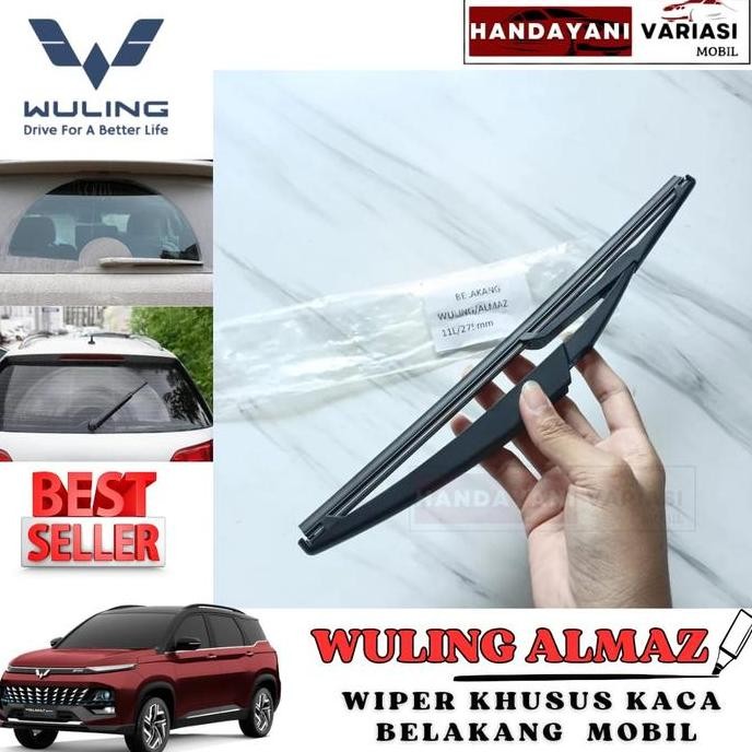 Wiper Kaca Belakang Khusus Mobil Wuling Almaz Karet Wiper Berkualitas
