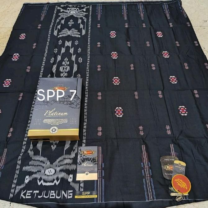 Jual Sarung Ketjubung Platinum Spp Gold Hitam