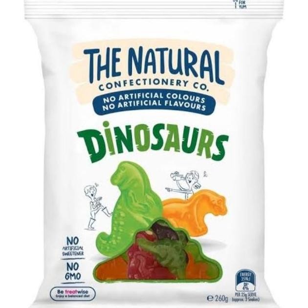 

The Natural Candy Jelly Dinosaurus 200Gr Permen
