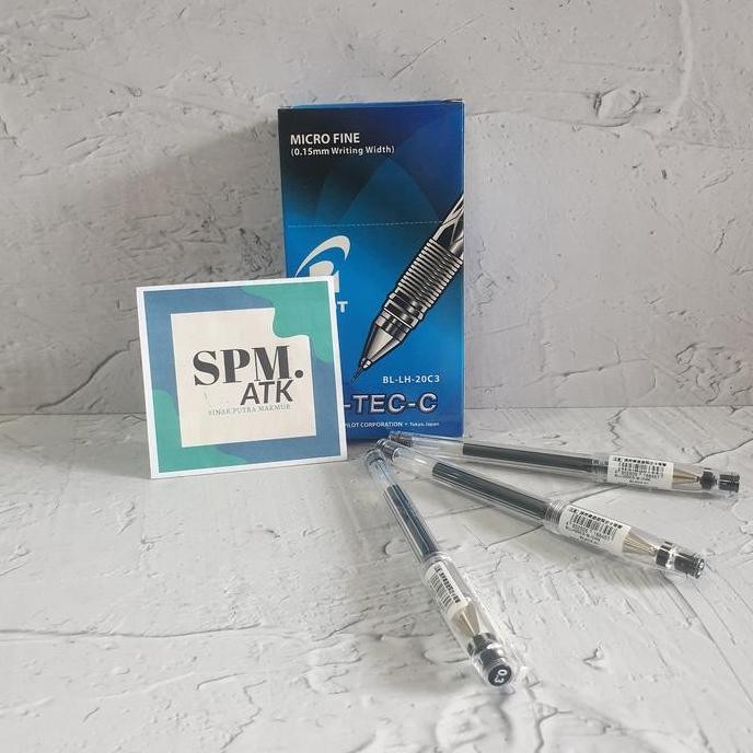 Terbaru Pen Pilot Hi-Tec-C 0.3 Pulpen Tipis Presisi Jepang Original