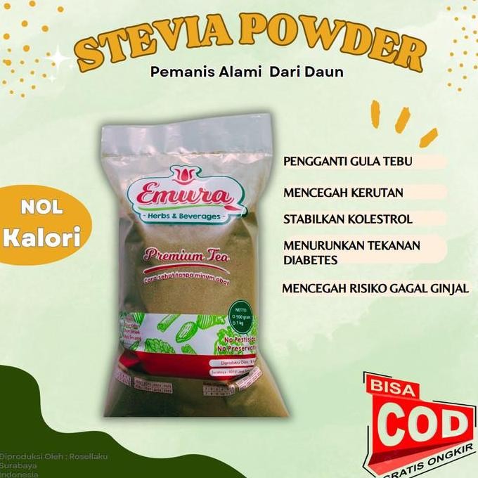 

STEVIA POWDER (Pengganti Gula/DAUN MANIS