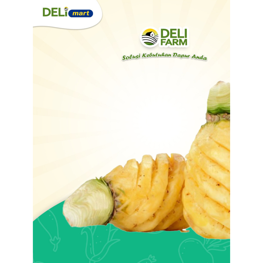 

[]COD[] __ Deli Mart [Khusus INSTAN Medan] Nanas Kupas by Deli Farm