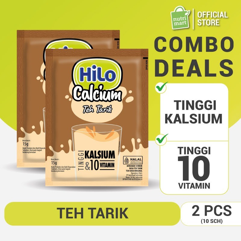 

Twinpack - HiLo Teh Tarik (2 X 10 Sch) - Teh Tinggi Kalsium Bervitamin