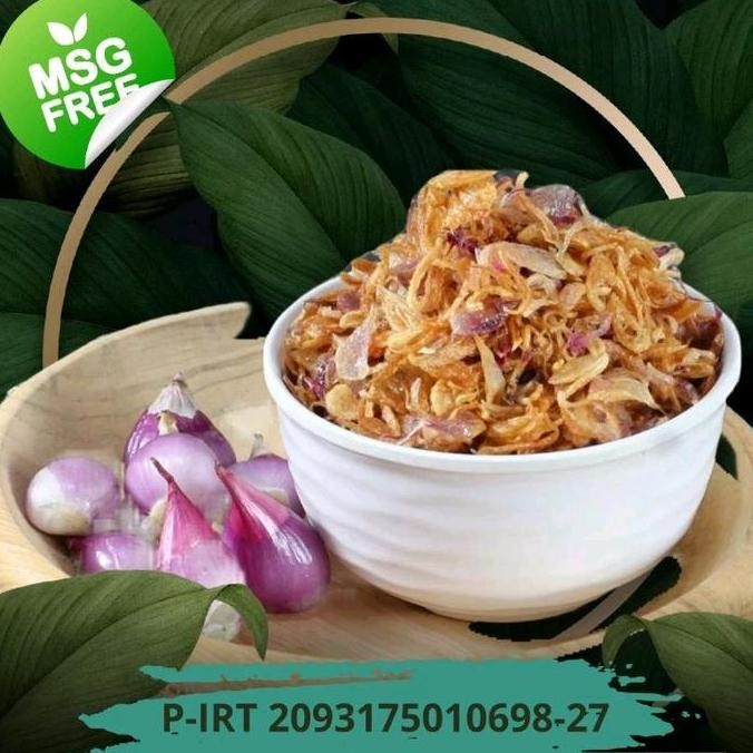 

Bawang Goreng Asli Brebes 1Kg - Tanpa Msg & Campuran Ubi - Bumbu Masak Asli Asli