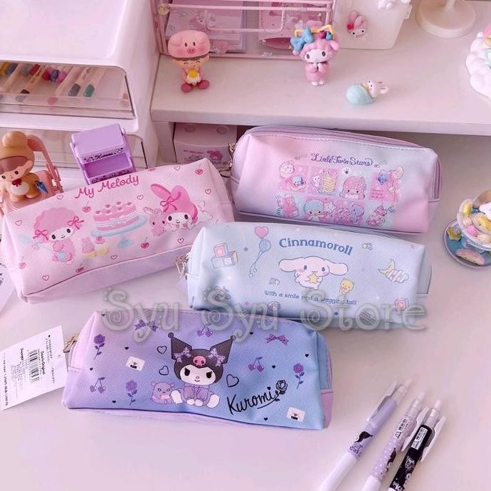

Terbaru Pouch Kotak Pensil 2 Sekat Resleting My Melody Kuromi Cinnamoroll Anak Sekolah Lucu