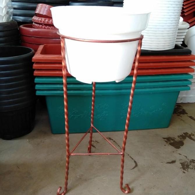 Original Rak Besi Standing Pot Tanaman Hias | Rak Pot Bunga Besi Modern