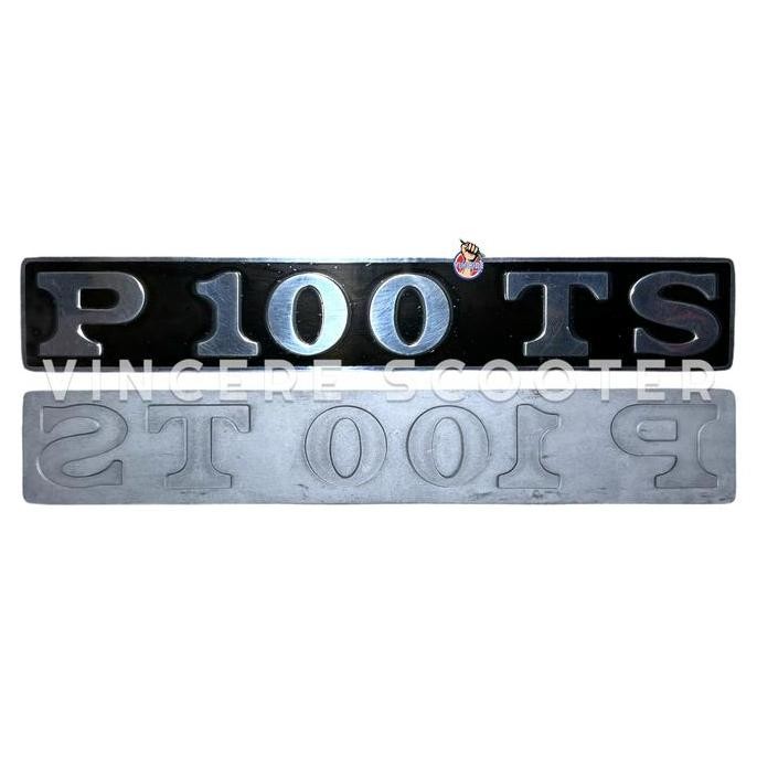 Emblem Stiker Tepong Samping NOS Vespa PTS 100 P100TS Smallframe
