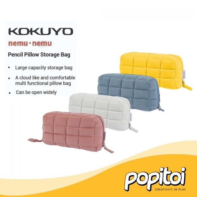 

Terbaru Kokuyo Nemu Nemu Pencil Case Multifungsi - Tas Tempat Pensil Bantal Penyimpanan Gadget Kosmetik