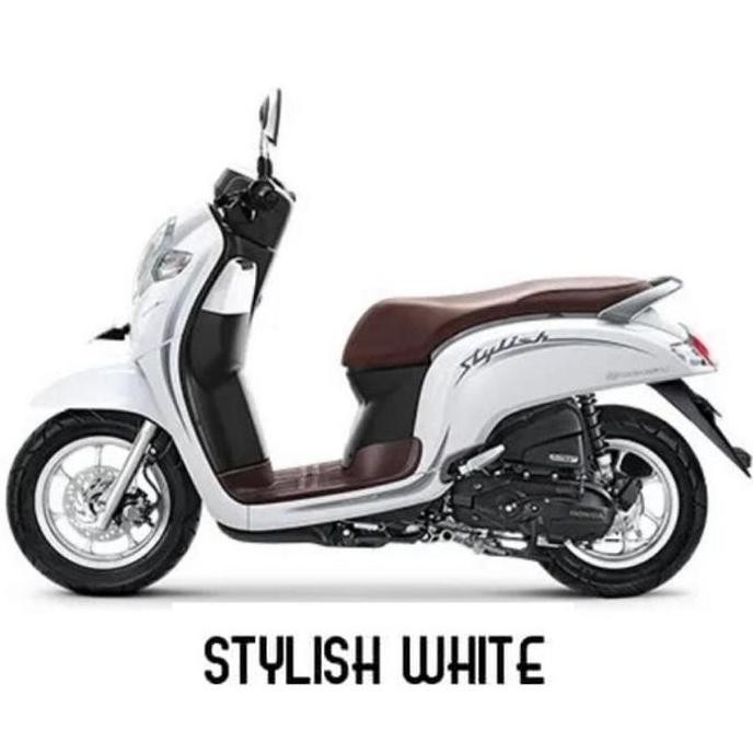 Paketan cover body scoopy new k93 2018 brown matte coklat doff