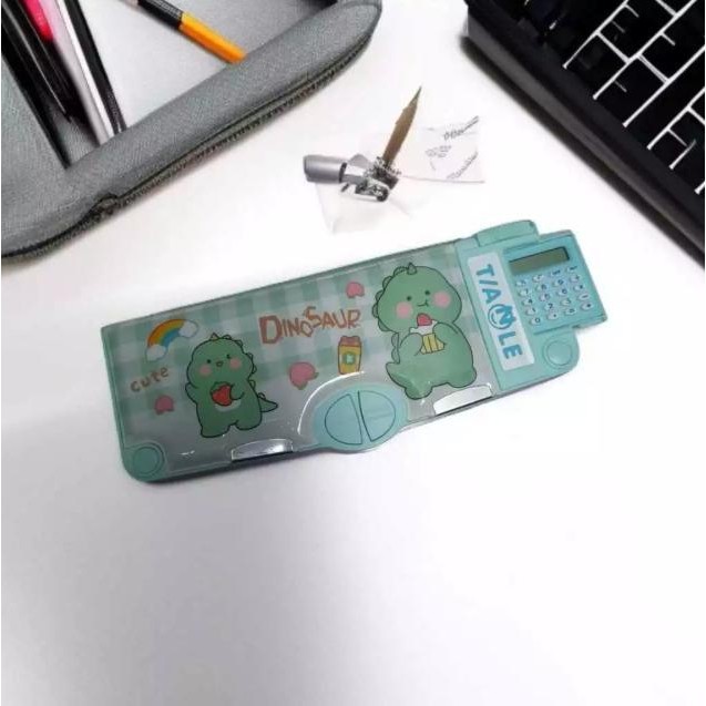 

WSS Kotak Pensil Pop Out Kalkulator Pencil Case Hardtop Tempat Pensil Unicorn Astronot Bunny Stationery