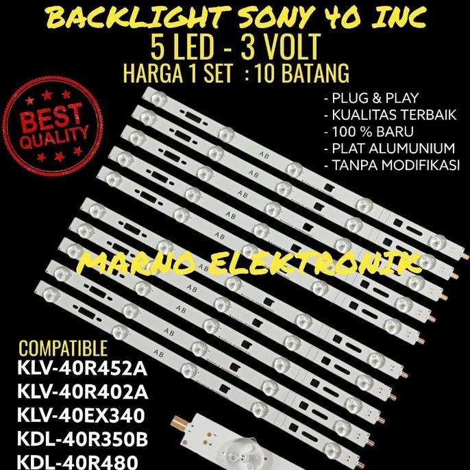 TERBARU - LAMPU BL BACKLIGHT LED TV SONY 40IN KLV-40EX430 KLV40EX430 KLV 40EX430