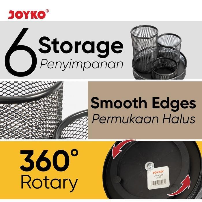 

WSS Joyko Dest Set DS-24 Tempat Pensil Pena Pcs