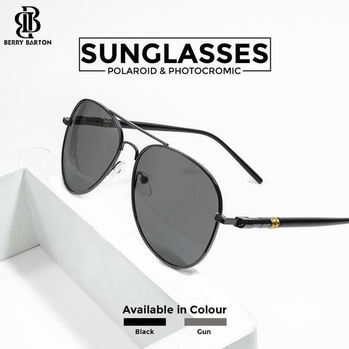 Berrybarton 209 kacamata Frame kacamata Metal Pria Sungglases